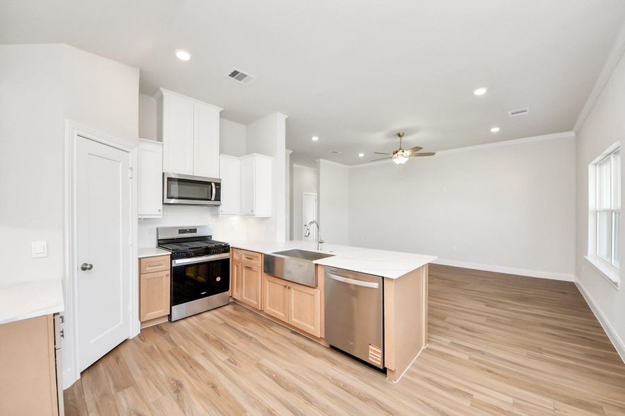 Furnished interior view inside a new home in Grand Oaks Reserve, Cleveland (Image 9).