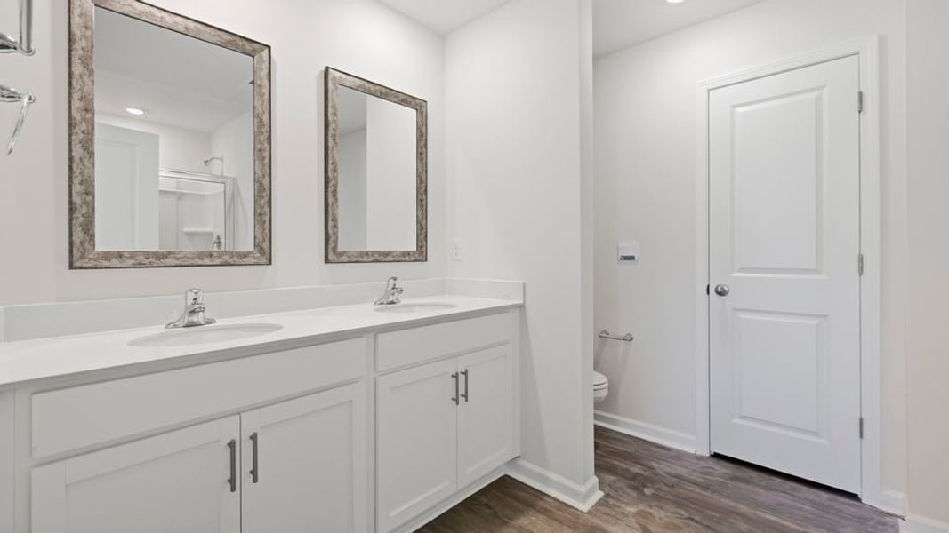 Furnished interior view inside a new home in Tanglewood Townes, Greenville (Image 13).