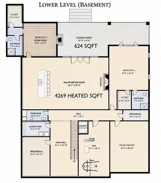 2D floor plan layout of this home in , Alpharetta, GA (Image 5).