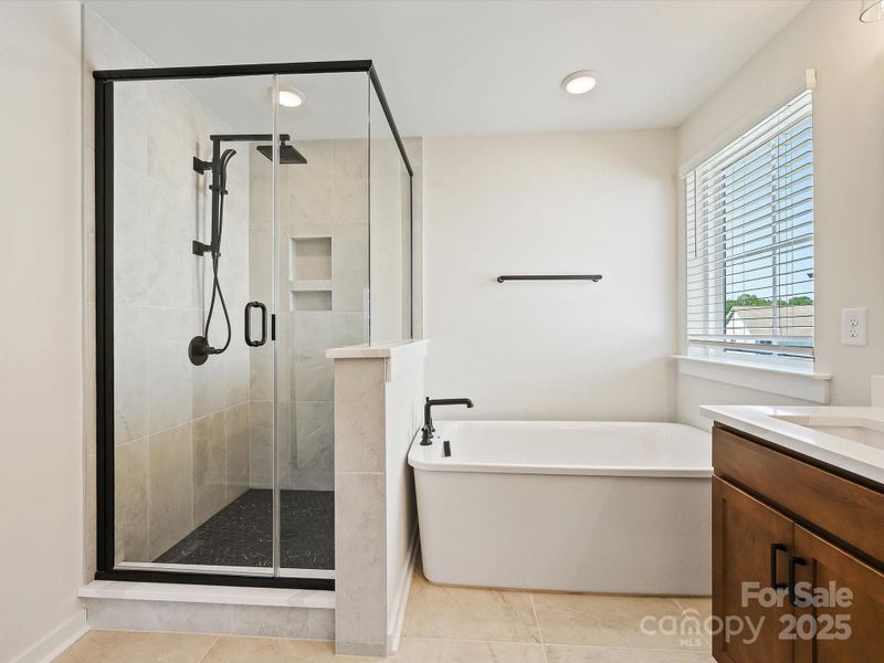 Furnished interior view inside a new home in The River District - Pioneer Collection, Charlotte (Image 10).