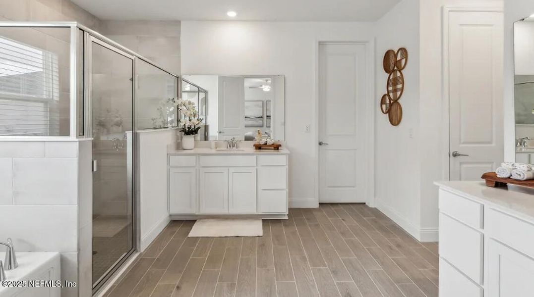 Furnished interior view inside a new home in Silver Meadows at SilverLeaf: Silver Meadows 60s, St. Augustine (Image 4).