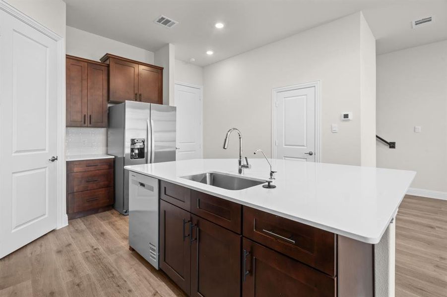 Furnished interior view inside a new home in Mustang Square, Plano (Image 4).