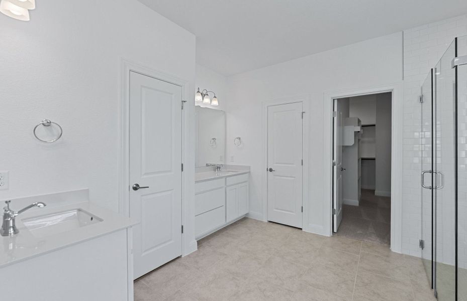 Furnished interior view inside a new home in Bluffview Reserve, Leander (Image 9).