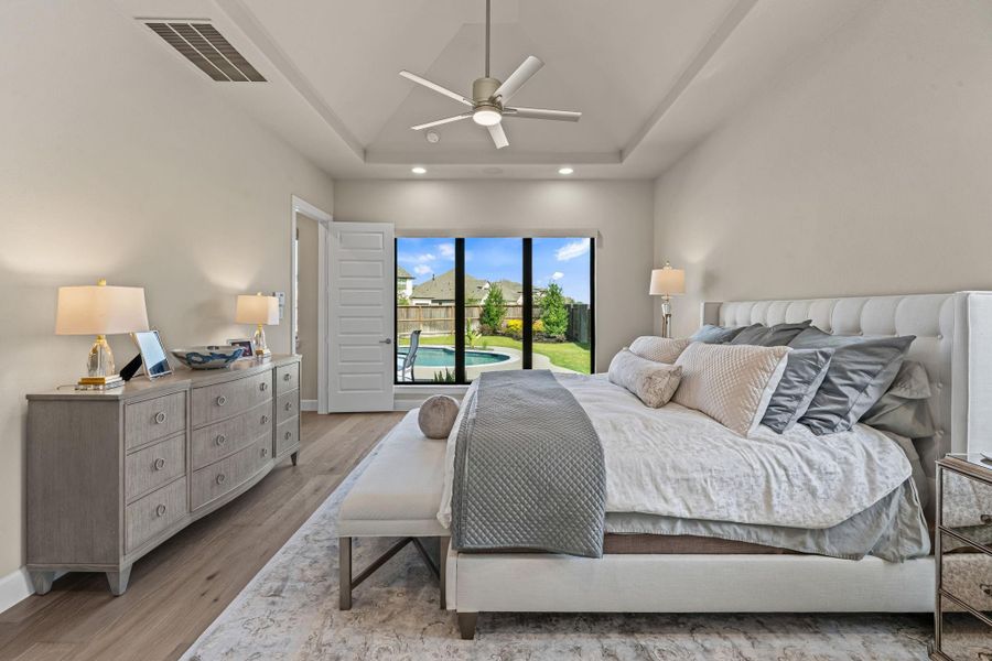 Furnished interior view inside a new home in , Fulshear (Image 35).
