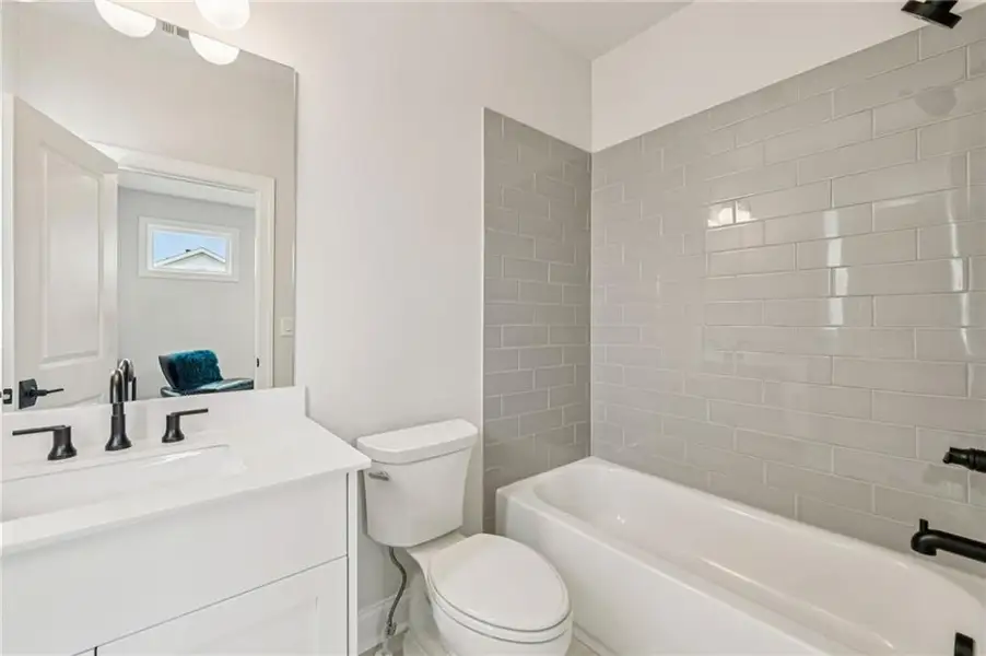 Furnished interior view inside a new home in Promenade at Sawnee Village, Cumming (Image 10).