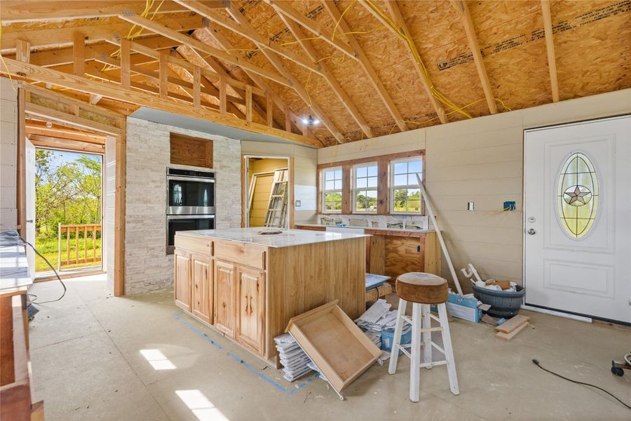 In-progress construction of a new home in , Iola, TX (Image 20).