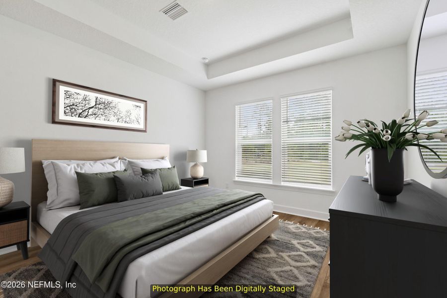 Furnished interior view inside a new home in Westerly Park at Wildlight – Villa Collection, Yulee (Image 7). Furnished interior view inside a new home in Westerly Park at Wildlight – Villa Collection, Yulee (Image 7).