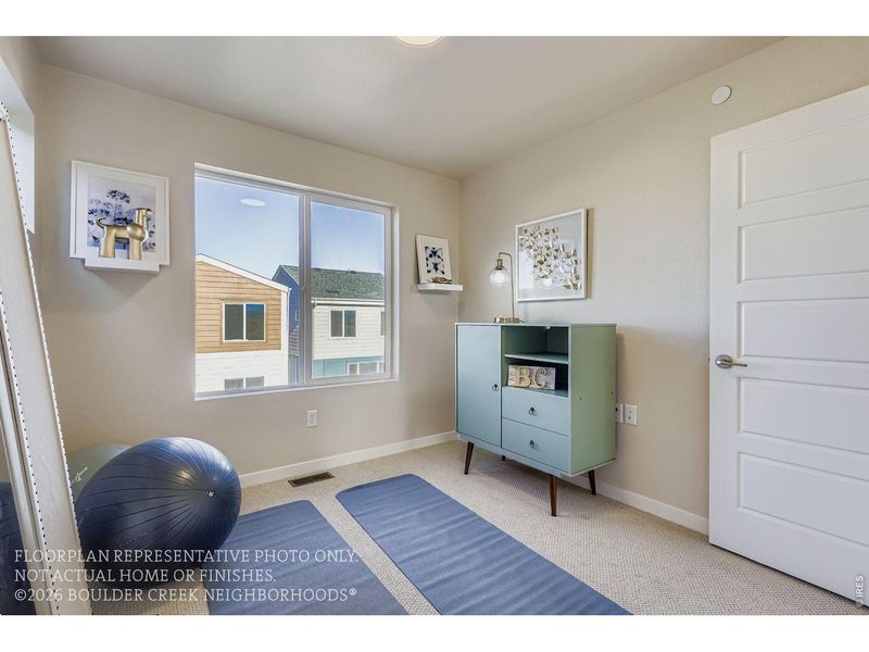 Furnished interior view inside a new home in Baseline, Broomfield (Image 35).