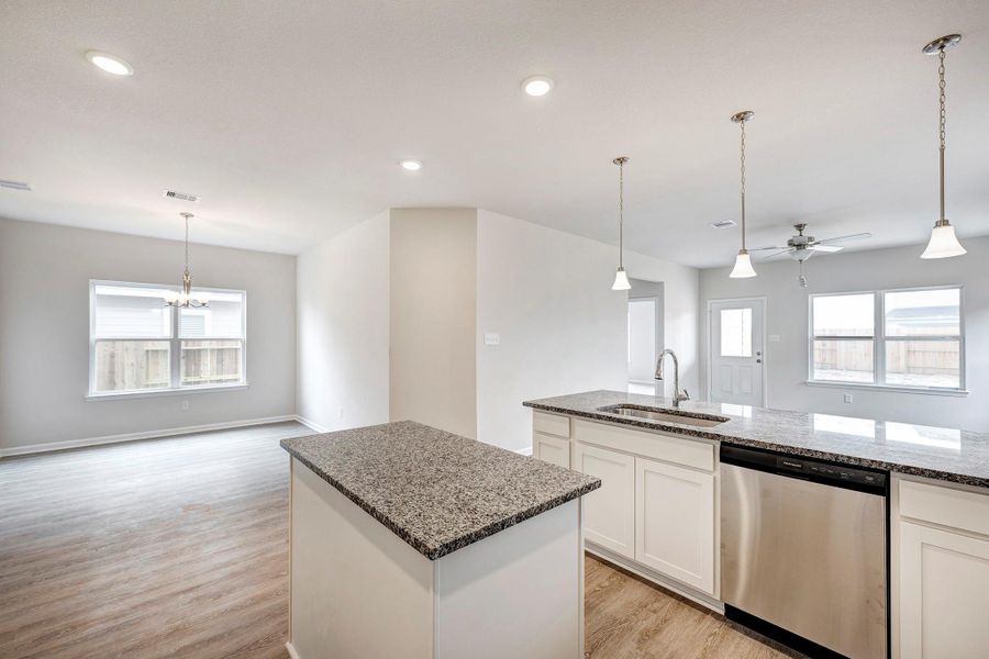 The Sparrow II- Kitchen into Dining Area The Sparrow II- Kitchen into Dining Area