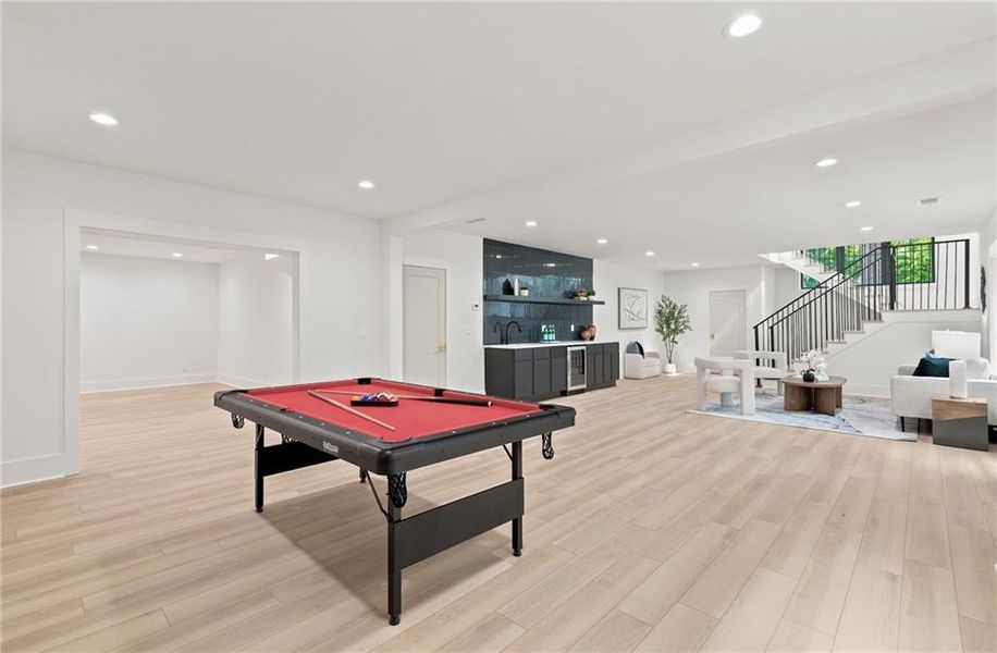 Furnished interior view inside a new home in , Atlanta (Image 15).