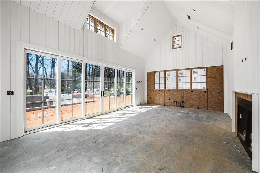 In-progress construction of a new home in , Milton, GA (Image 43).