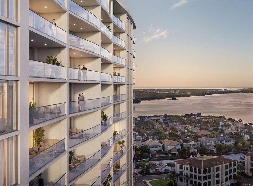 Condo located in Tampa, FL showcasing its design and architecture (Image 14).