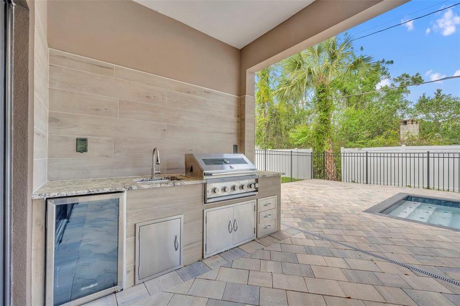 Exterior details and patio area of a home in , Winter Park (Image 26). Exterior details and patio area of a home in , Winter Park (Image 26).