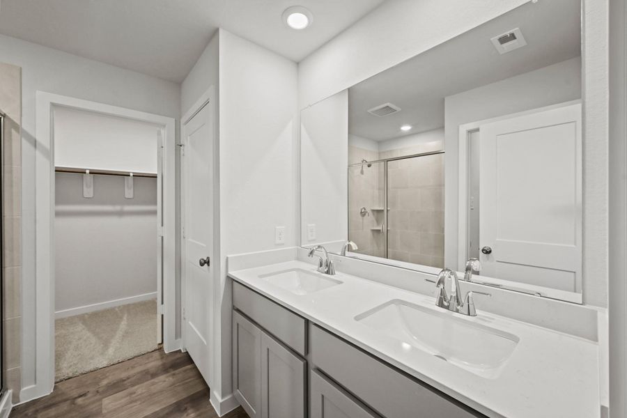 Furnished interior view inside a new home in Northpark South, Porter (Image 7). Furnished interior view inside a new home in Northpark South, Porter (Image 7).