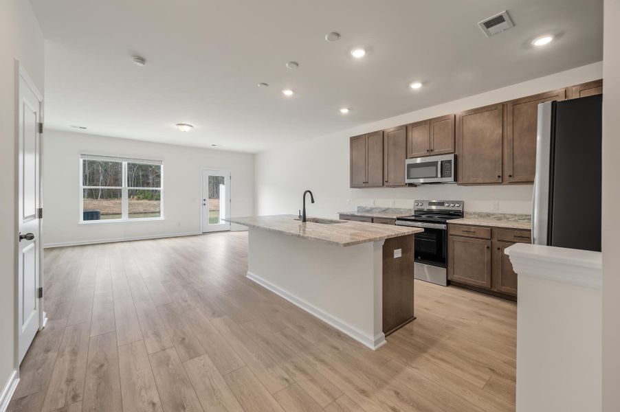 Furnished interior view inside a new home in The Landings at Montague, Goose Creek (Image 7).