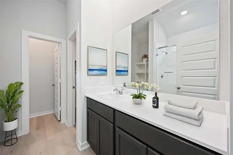 Furnished interior view inside a new home in Bluestem, Brookshire (Image 4).