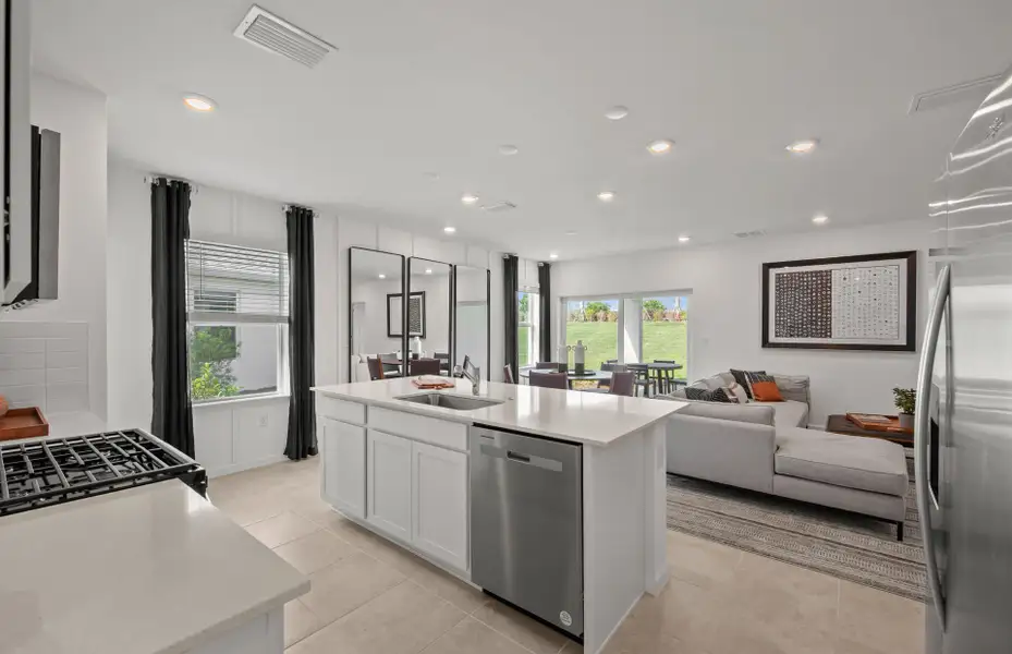 Furnished interior view inside a new home in Reagan Landing, Bradenton (Image 9).