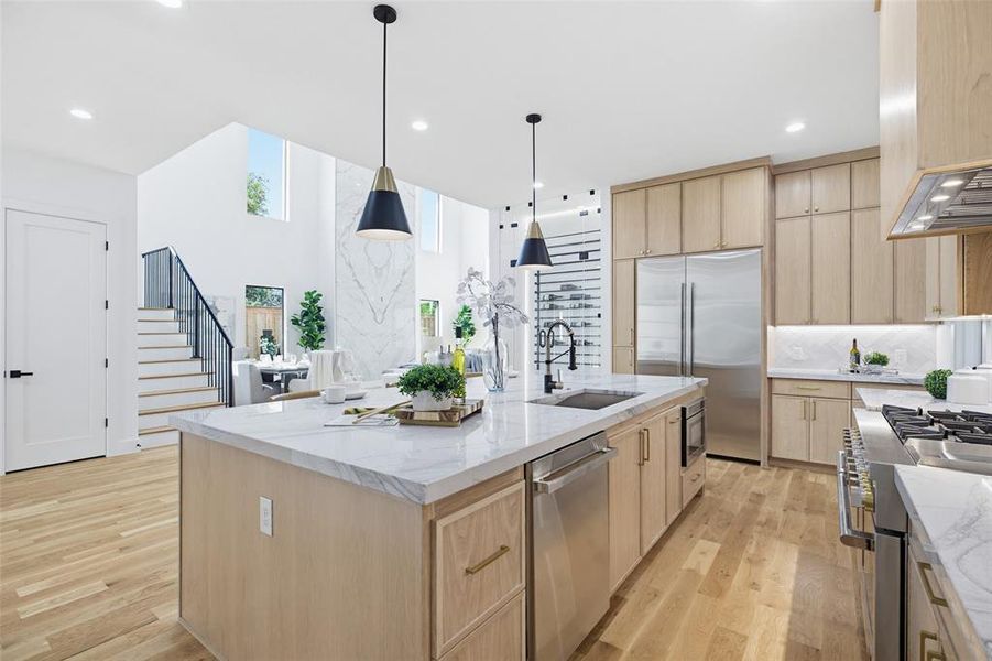 Furnished interior view inside a new home in , Dallas (Image 18). Furnished interior view inside a new home in , Dallas (Image 18).