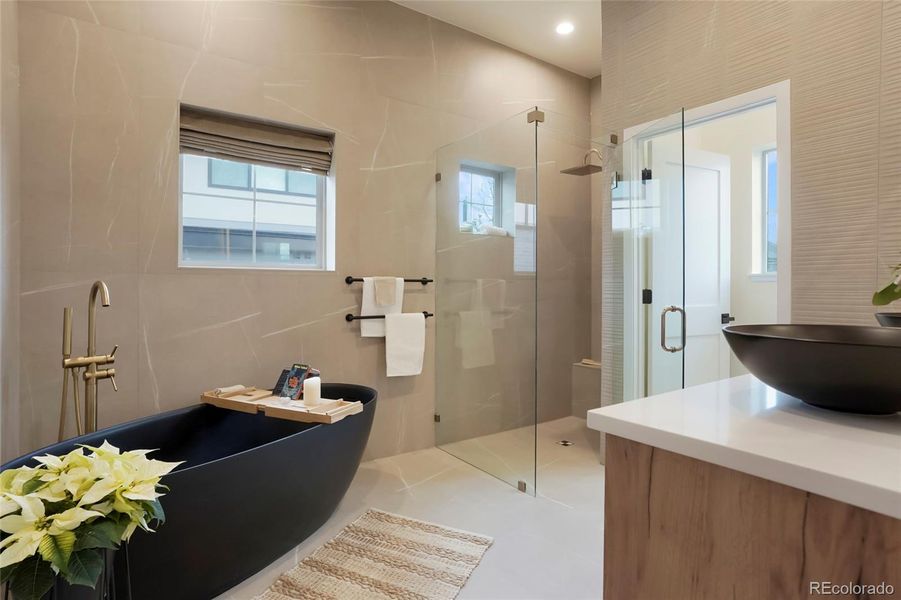 Furnished interior view inside a new home in , Denver (Image 18). Furnished interior view inside a new home in , Denver (Image 18).