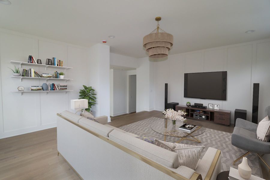 Representative furnished interior of a home built from the Laguna Sur by Classica Homes in Enclave at McKee, Charlotte (Image 50).