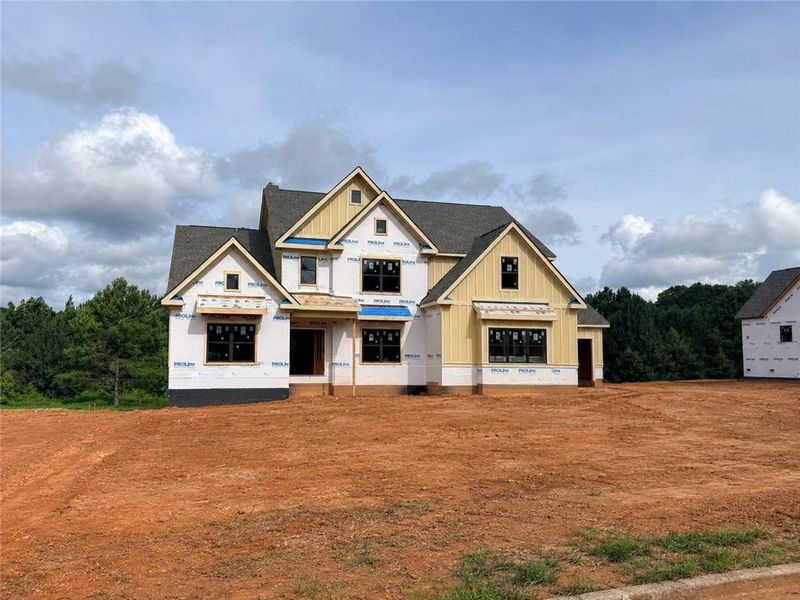 In-progress construction of a new home in Stonegate, Monroe, GA (Image 1). In-progress construction of a new home in Stonegate, Monroe, GA (Image 1).