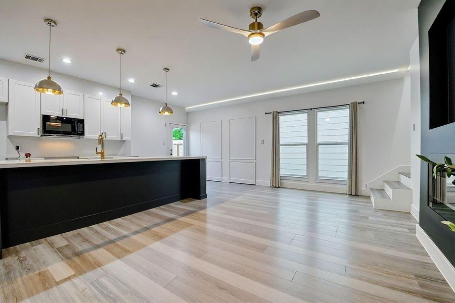 Furnished interior view inside a new home in , Houston (Image 3).
