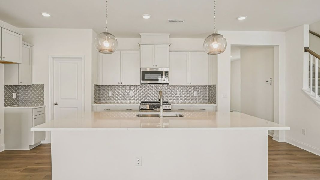 Furnished interior view inside a new home in Essex Village, Franklinton (Image 7).
