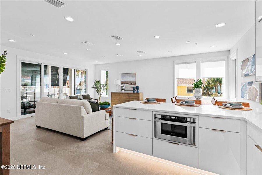 Furnished interior view inside a new home in , Jacksonville Beach (Image 20).
