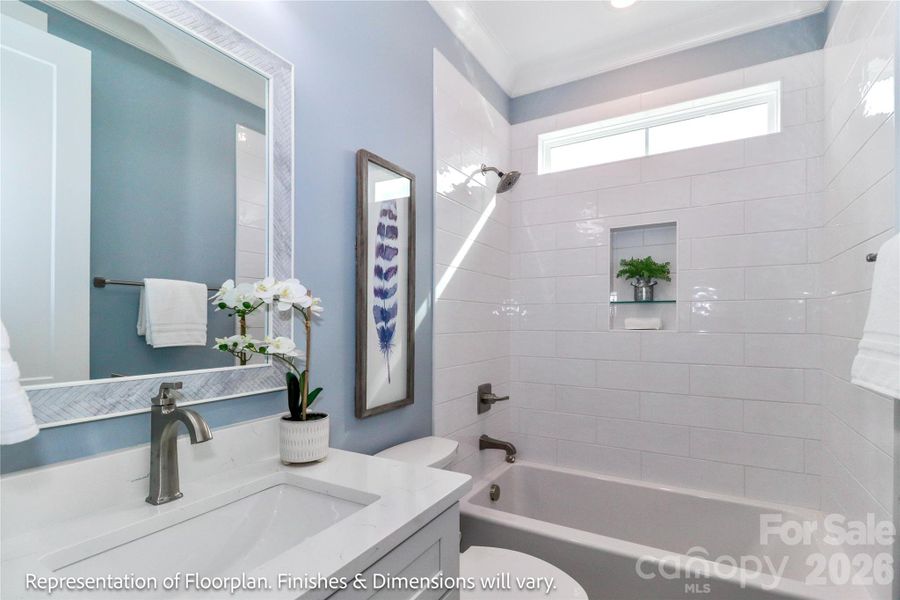 Furnished interior view inside a new home in , Mooresville (Image 15).