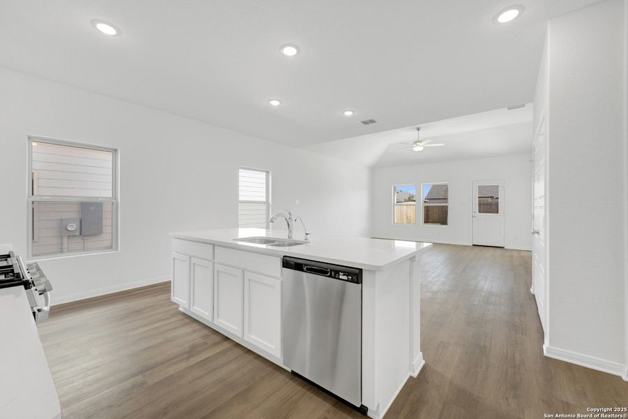 Furnished interior view inside a new home in Winding Brook, San Antonio (Image 12).