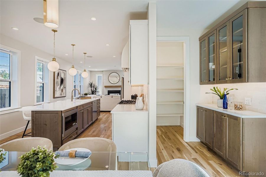 Furnished interior view inside a new home in , Denver (Image 25).