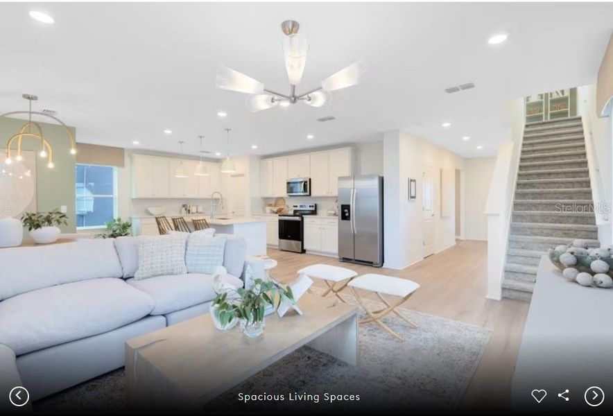 Furnished interior view inside a new home in SeaFlower, Bradenton (Image 9).