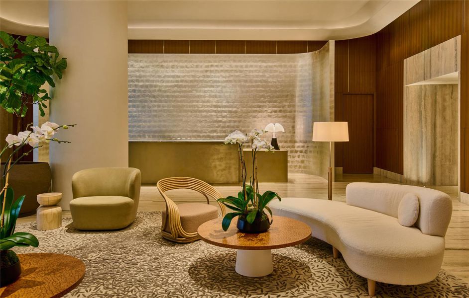 Furnished interior view inside a new home in , Miami Beach (Image 16).