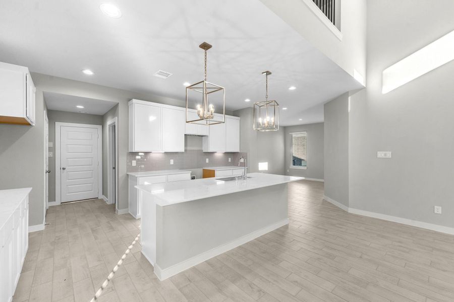 Furnished interior view inside a new home in Briarwood Crossing, Rosenberg (Image 7). Furnished interior view inside a new home in Briarwood Crossing, Rosenberg (Image 7).