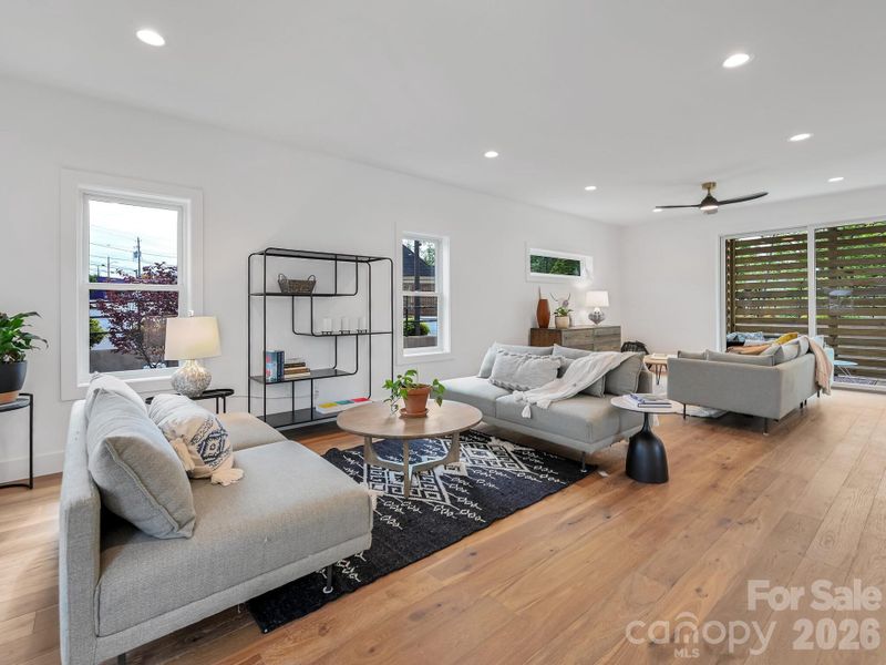 Furnished interior view inside a new home in , Asheville (Image 34).