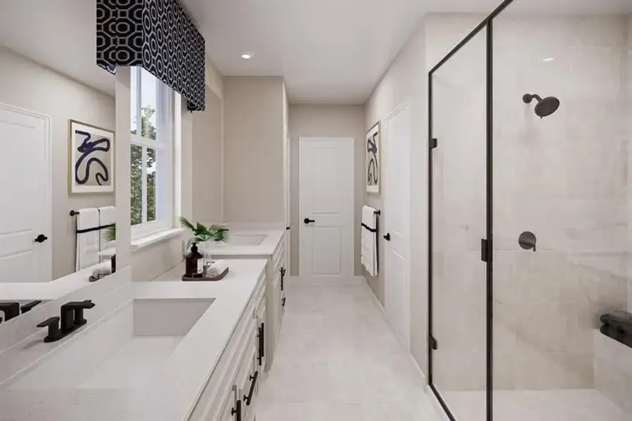 Representative furnished interior of a home built from the Harrington Bay by Ryan Homes in Shinn Farms, Troutman (Image 11). Representative furnished interior of a home built from the Harrington Bay by Ryan Homes in Shinn Farms, Troutman (Image 11).