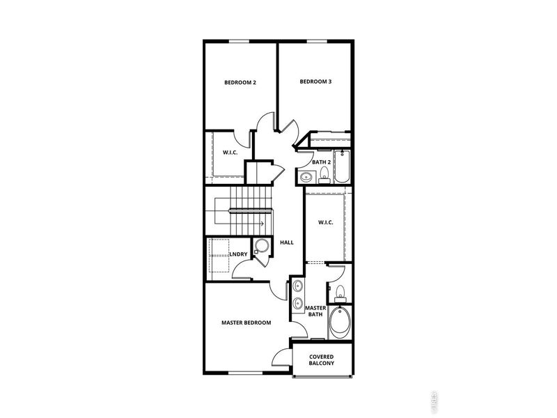 2D floor plan layout of this home in , Johnstown, CO (Image 5).