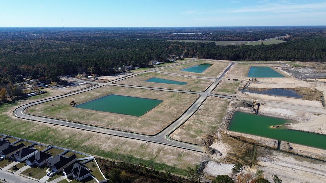 Site preparation for new homesites in Magnolia Farms, Florence (Image 12).