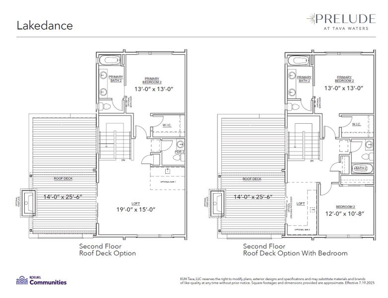 2D floor plan layout for the C by Koelbel and Company in Prelude at TAVA Waters, Denver, CO (Image 7).