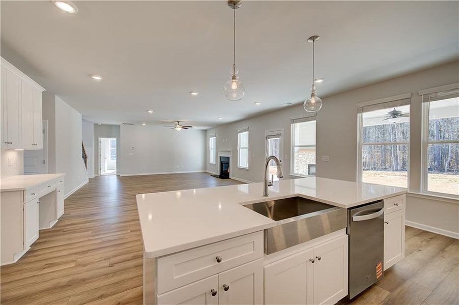 Furnished interior view inside a new home in Riverbend Overlook, Fayetteville (Image 9).
