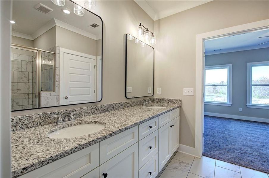 Furnished interior view inside a new home in , Cartersville (Image 19).