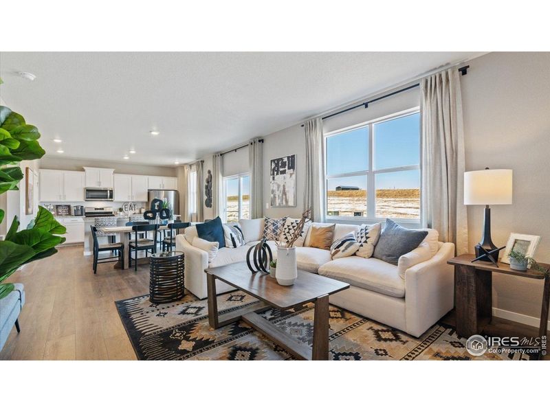 Furnished interior view inside a new home in Vista Meadows, Fort Lupton (Image 7).