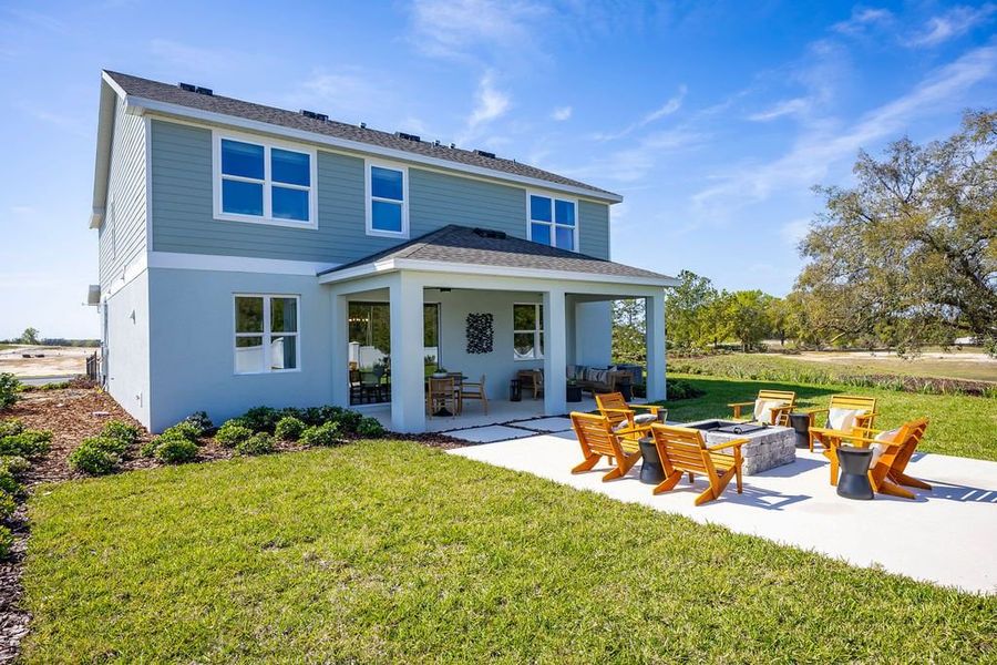 Representative exterior details of a home built from the Magnolia by Risewell Homes in Brack Ranch, St. Cloud (Image 3). Representative exterior details of a home built from the Magnolia by Risewell Homes in Brack Ranch, St. Cloud (Image 3).