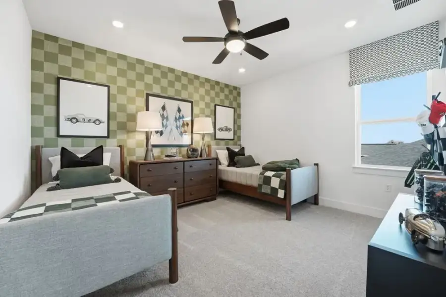 Furnished interior view inside a new home in Santa Rita Ranch, Liberty Hill (Image 18).