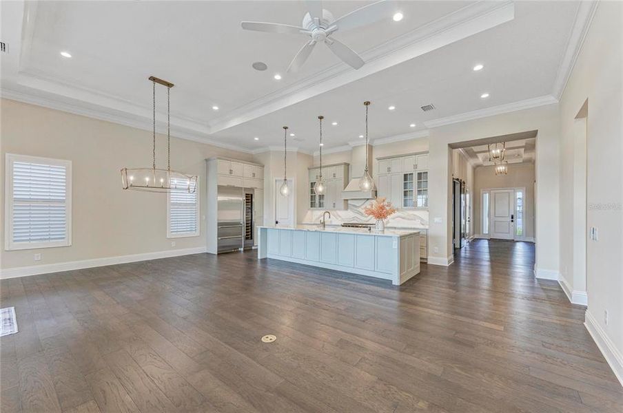 Furnished interior view inside a new home in The Alcove at Waterside, Sarasota (Image 17). Furnished interior view inside a new home in The Alcove at Waterside, Sarasota (Image 17).