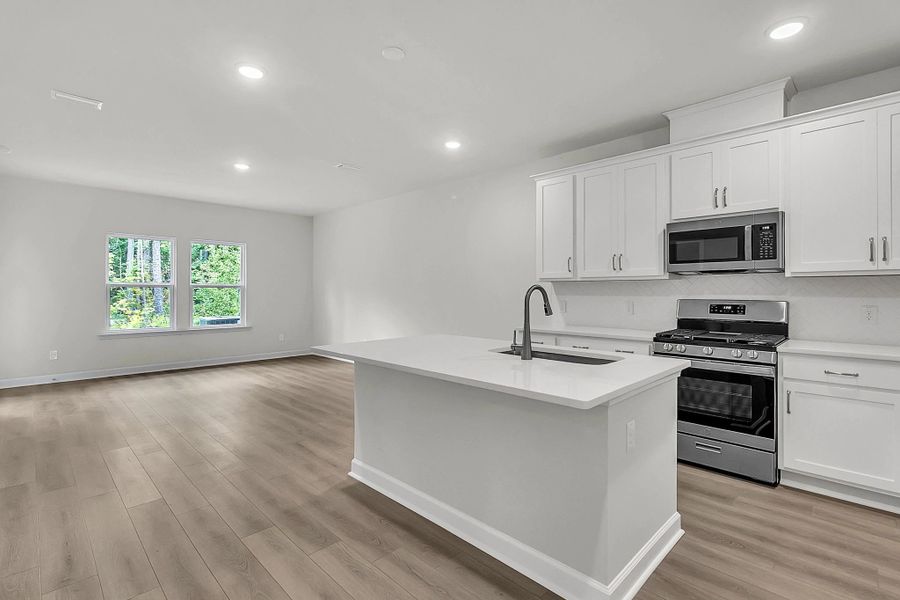 Similar Palmetto floorplan for inspiration - features and finishes vary