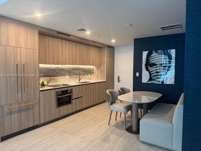 Furnished interior view inside a new home in , Miami (Image 12).