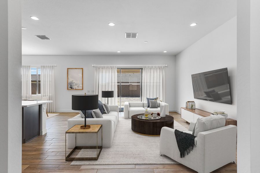 Furnished interior view inside a new home in Estrella, Goodyear (Image 5).
