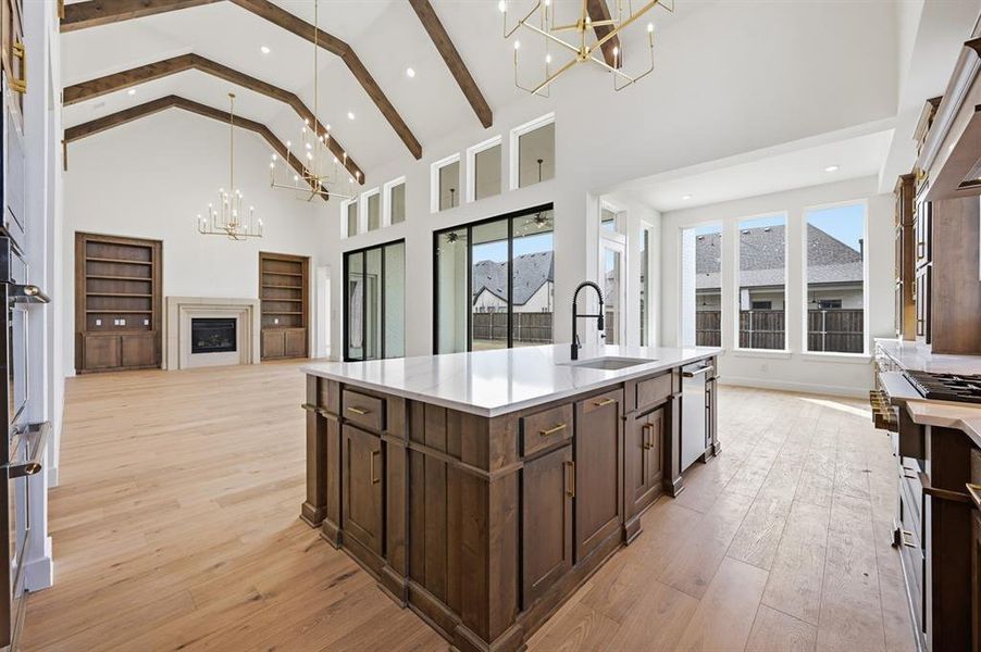 Furnished interior view inside a new home in Mustang Lakes, Celina (Image 3).