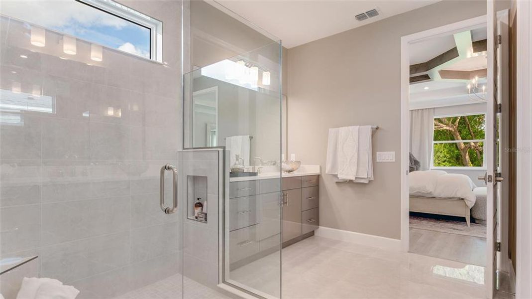 Furnished interior view inside a new home in Cresswind DeLand, Deland (Image 17).